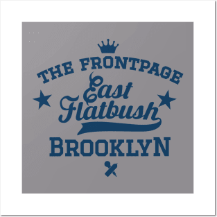 New York Brooklyn - East Flatbush Brooklyn Schriftzug - East Flatbush Logo Posters and Art